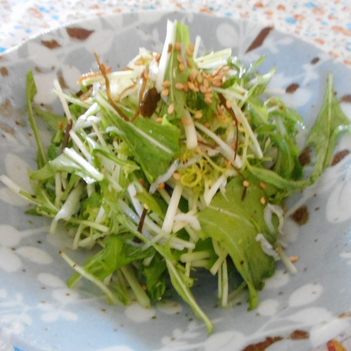 水菜と塩昆布としらすのサラダ レシピ 作り方 By Mococo05 楽天レシピ 水菜と塩昆布としらすのサラダ レシピ 作り方 By Mococo05 楽天レシピ